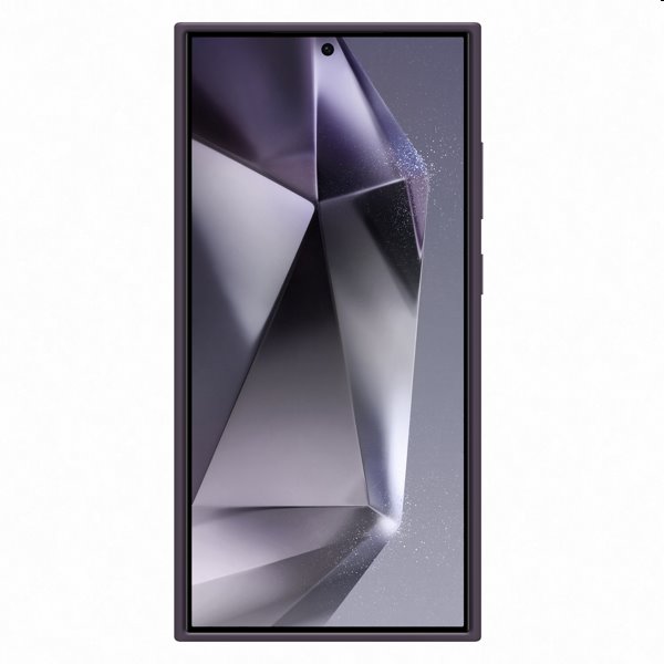 Pouzdro Silicone Grip Cover pro Samsung Galaxy S24 Ultra, dark violet