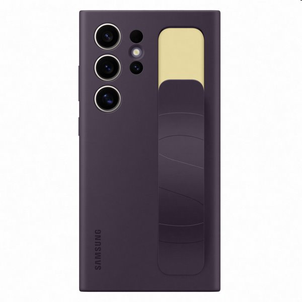 Pouzdro Silicone Grip Cover pro Samsung Galaxy S24 Ultra, dark violet Pouzdro Silicone Grip Cover pro Samsung Galaxy S24 Ultra, dark violet