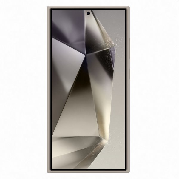 Pouzdro Silicone Grip Cover pro Samsung Galaxy S24 Ultra, taupe