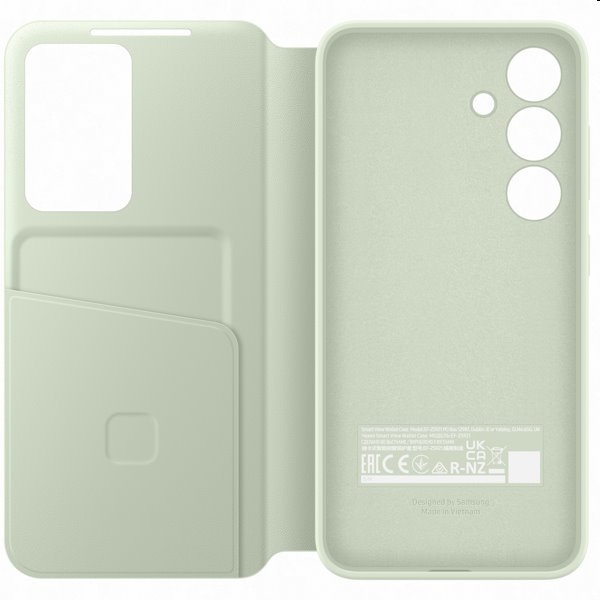 Pouzdro Smart View Wallet pro Samsung Galaxy S24, light green