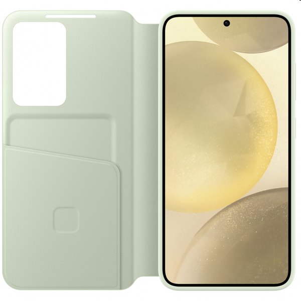 Pouzdro Smart View Wallet pro Samsung Galaxy S24, light green