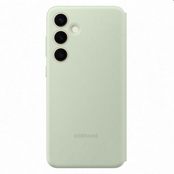 Pouzdro Smart View Wallet pro Samsung Galaxy S24 Plus, light green