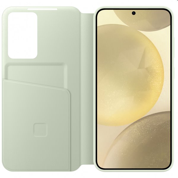 Pouzdro Smart View Wallet pro Samsung Galaxy S24 Plus, light green