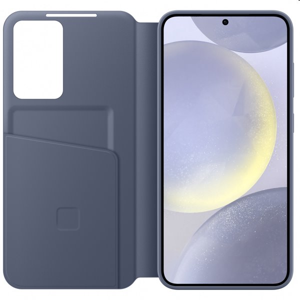 Pouzdro Smart View Wallet pro Samsung Galaxy S24 Plus, violet
