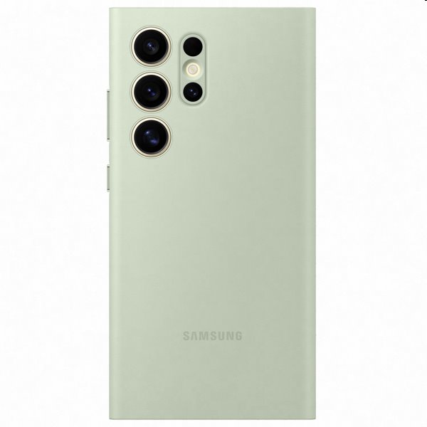 Pouzdro Smart View Wallet pro Samsung Galaxy S24 Ultra, light green