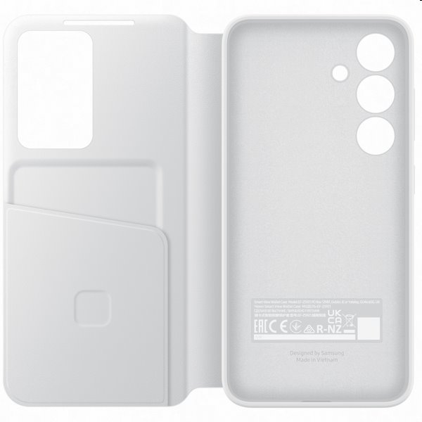 Pouzdro Smart View Wallet pro Samsung Galaxy S24, white