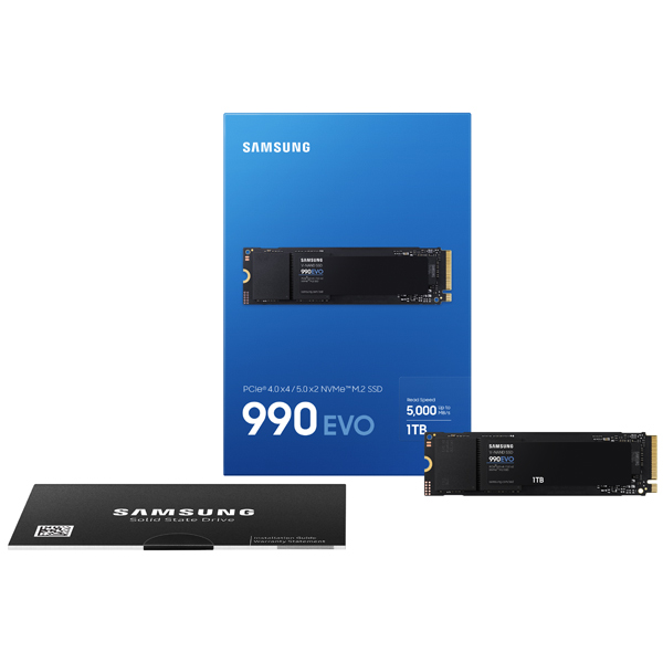 Samsung SSD 990 EVO, 1TB, NVMe 2.0