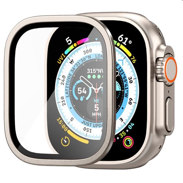 Spigen ochranné sklo Glas.tR Slim Pro pro Apple Watch Ultra, titanium