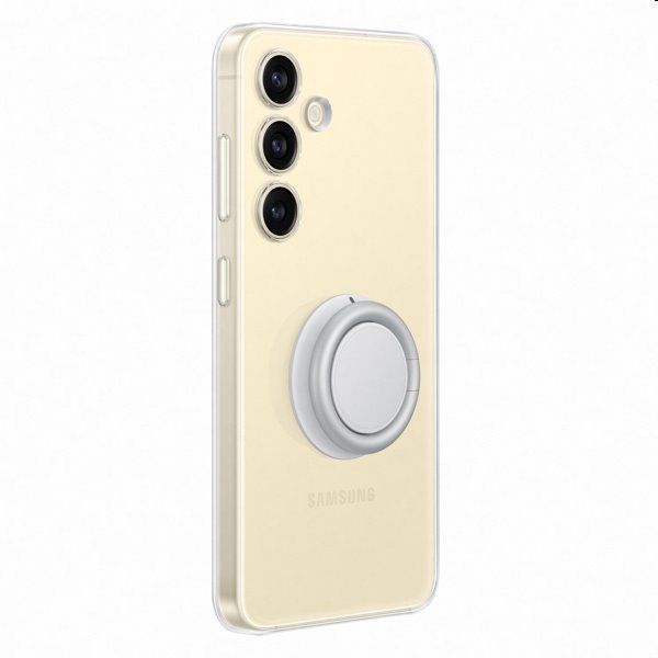 Pouzdro Clear Gadget pro Samsung Galaxy S24, transparent (s odnímatelným úchytem) Pouzdro Clear Gadget pro Samsung Galaxy S24, transparent (s odnímatelným úchytem)