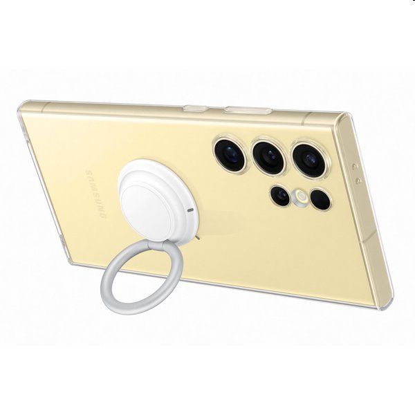 Pouzdro Clear Gadget pro Samsung Galaxy S24 Ultra, transparent (s odnímatelným úchytem) Pouzdro Clear Gadget pro Samsung Galaxy S24 Ultra, transparent (s odnímatelným úchytem)