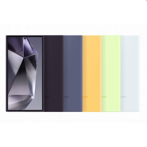 Pouzdro Silicone Cover pro Samsung Galaxy S24 Ultra, violet Pouzdro Silicone Cover pro Samsung Galaxy S24 Ultra, violet