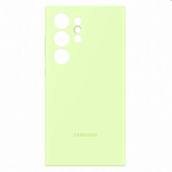 Pouzdro Silicone Cover pro Samsung Galaxy S24 Ultra, light green Pouzdro Silicone Cover pro Samsung Galaxy S24 Ultra, light green