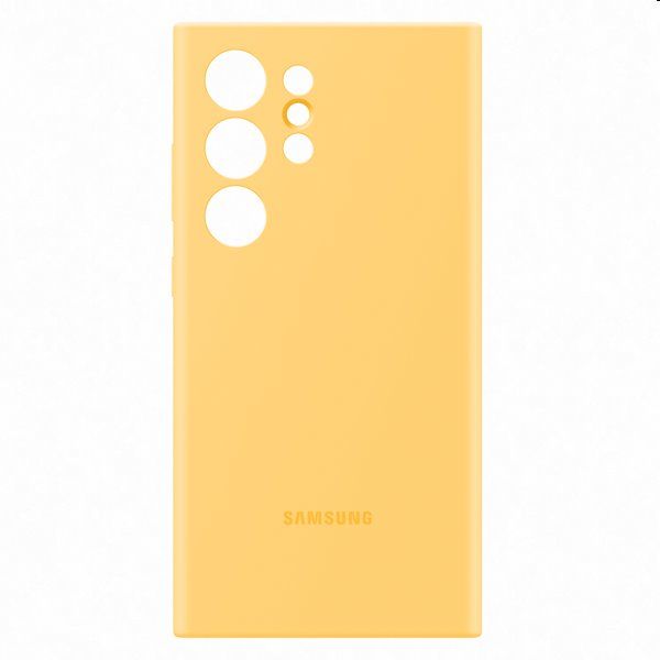 Pouzdro Silicone Cover pro Samsung Galaxy S24 Ultra, yellow Pouzdro Silicone Cover pro Samsung Galaxy S24 Ultra, yellow