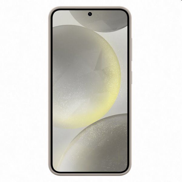 Pouzdro Silicone Grip Cover pro Samsung Galaxy S24, taupe Pouzdro Silicone Grip Cover pro Samsung Galaxy S24, taupe