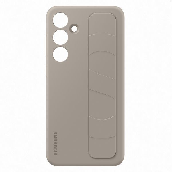 Pouzdro Silicone Grip Cover pro Samsung Galaxy S24 Plus, taupe
