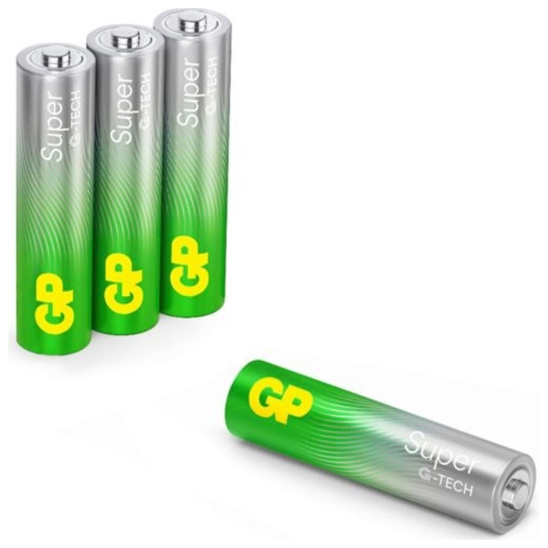 Emos GP Alkalická baterie GP Super LR03 (AAA) 4 ks