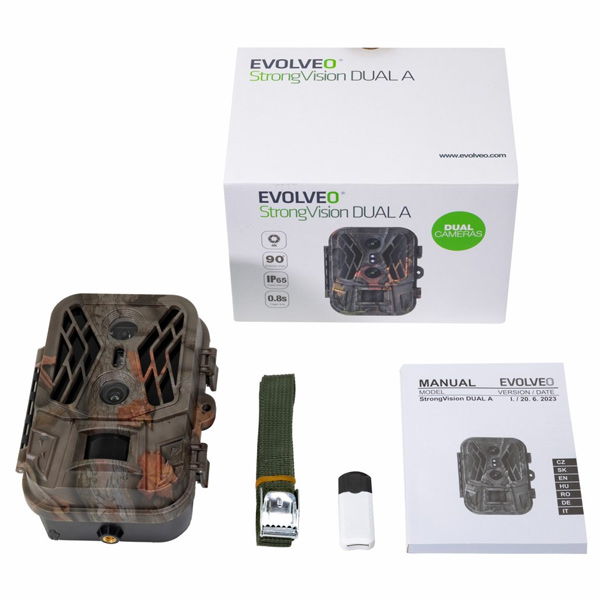 Evolveo StrongVision DUAL A, fotopasca/bezpečnostní kamera