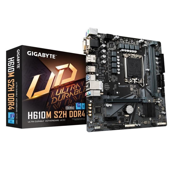 Gigabyte H610M S2H V3 DDR4 , Intel H610, LGA1700, 2xDDR4, mATX Gigabyte H610M S2H V3 DDR4 , Intel H610, LGA1700, 2xDDR4, mATX