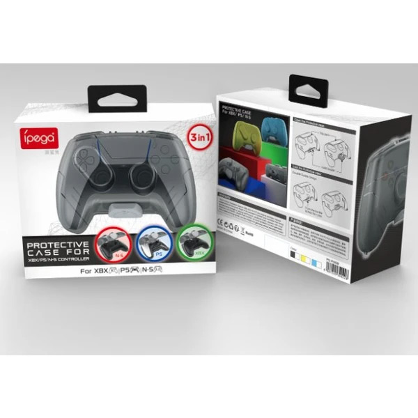 iPega P5039 Ochranné pouzdro pro Xbox a PS5 ovladač, Transparent iPega P5039 Ochranné pouzdro pro Xbox a PS5 ovladač, Transparent