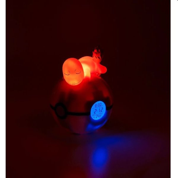 Lampa s Budíkem Charmander Pokebal (Pokémon)