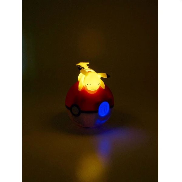 Lampa s Budíkem Pikachu Pokebal (Pokémon)