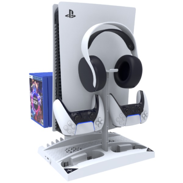 Nabíjecí stanice iPega pro PlayStation 5 a PS5 Dualsense s chlazením