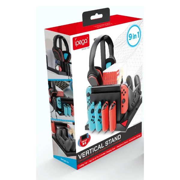 Nabíjacia stanca iPega 9186 pre Nintendo Switch Joy-con, white/black Nabíjacia stanca iPega 9186 pre Nintendo Switch Joy-con, white/black