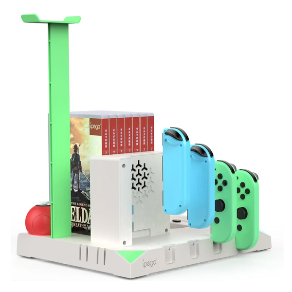Nabíjacia stanca iPega 9186 pre Nintendo Switch Joy-con, white/black Nabíjacia stanca iPega 9186 pre Nintendo Switch Joy-con, white/black