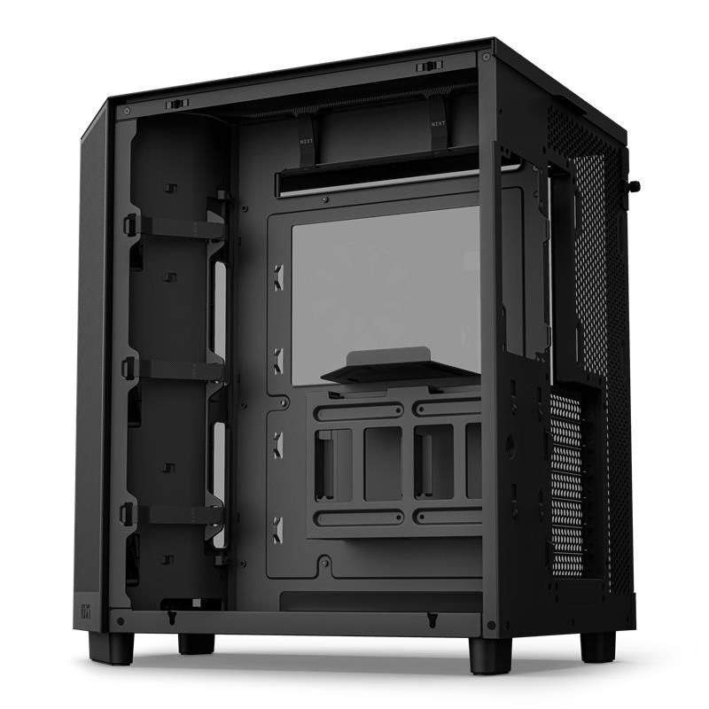 NZXT case H6 Flow RGB / 3x120 mm fan / tempered glass / mesh panel / black