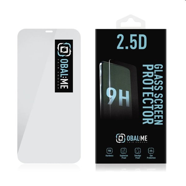 OBAL:ME 2.5D Ochranné tvrzené sklo pro Apple iPhone 12/12 Pro