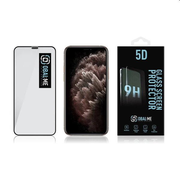 OBAL:ME 5D Ochranné tvrzené sklo pro Apple iPhone 11 Pro/ XS/X, black OBAL:ME 5D Ochranné tvrzené sklo pro Apple iPhone 11 Pro/ XS/X, black