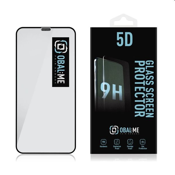 OBAL:ME 5D Ochranné tvrzené sklo pro  Apple iPhone 11 Pro/ XS/X, black