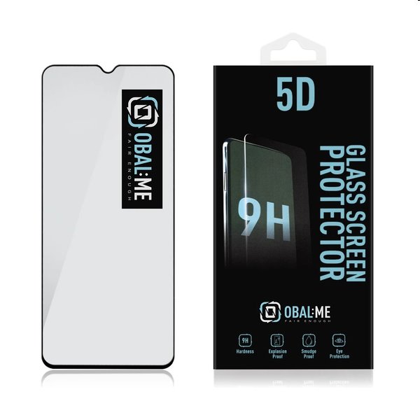 OBAL:ME 5D Ochranné tvrzené sklo Xiaomi Redmi 12C, black