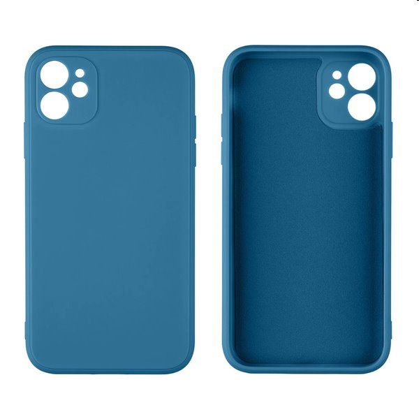 OBAL:ME Matte TPU kryt pro Apple iPhone 12, dark blue