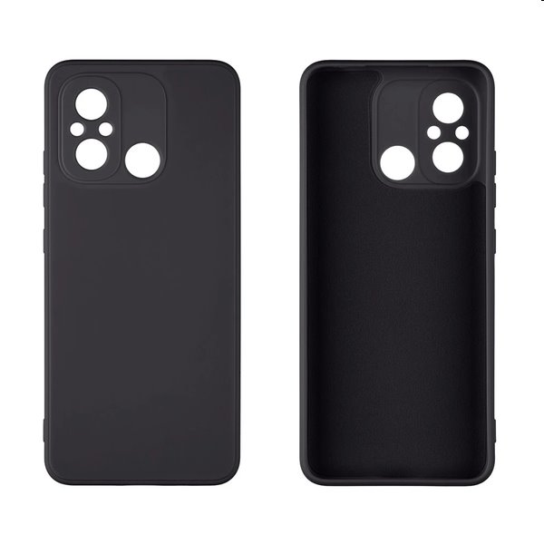 OBAL:ME Matte TPU kryt pro Xiaomi Redmi 12C, black OBAL:ME Matte TPU kryt pro Xiaomi Redmi 12C, black