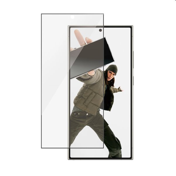 Ochranné sklo PanzerGlass Re:fresh UWF s aplikátorem pro Samsung Galaxy S24 Ultra, černé
