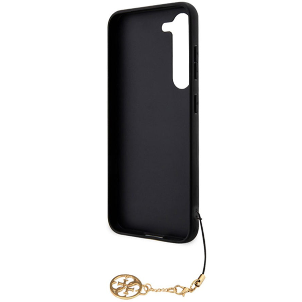 Pouzdro Guess 4G Charms pro Samsung Galaxy S24, šedé Pouzdro Guess 4G Charms pro Samsung Galaxy S24, šedé