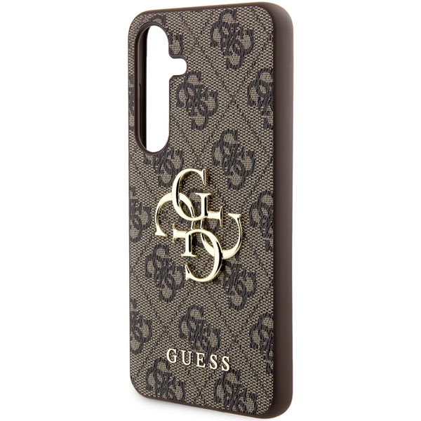 Pouzdro Guess 4G Metal Logo pro Samsung Galaxy S24 Plus, hnědé Pouzdro Guess 4G Metal Logo pro Samsung Galaxy S24 Plus, hnědé