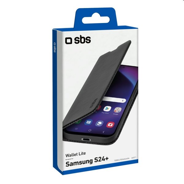 Pouzdro SBS Book Wallet Lite pro Samsung Galaxy S24 Plus, černé