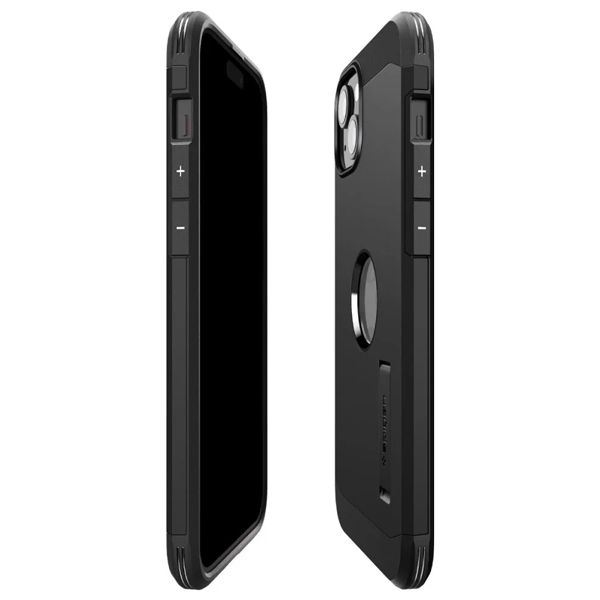 Pouzdro Spigen Tough Armor MagSafe pro Apple iPhone 15, černé