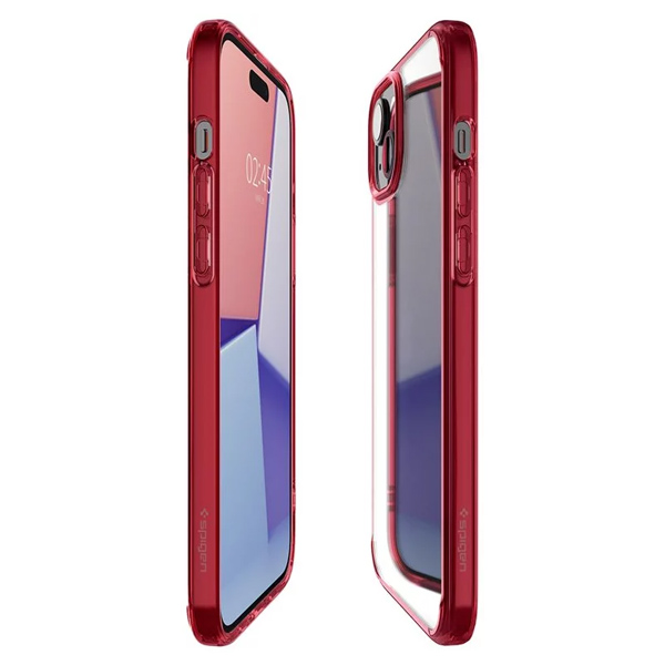 Pouzdro Spigen Ultra Hybrid pro Apple iPhone 15, červené