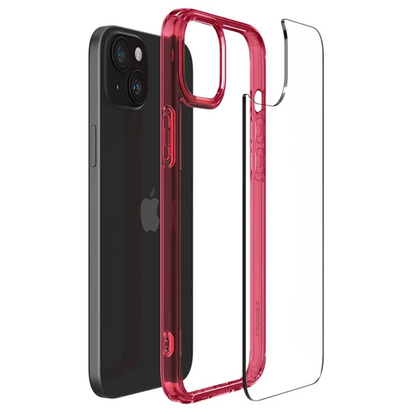 Pouzdro Spigen Ultra Hybrid pro Apple iPhone 15, červené