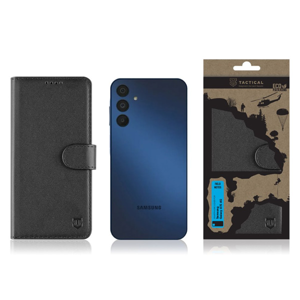 Pouzdro Tactical Field Notes pro Samsung Galaxy A15 4G, černé