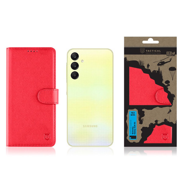 Pouzdro Tactical Field Notes pro Samsung Galaxy A25 5G, červené Pouzdro Tactical Field Notes pro Samsung Galaxy A25 5G, červené