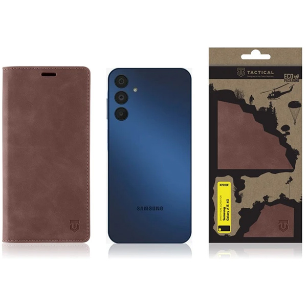 Pouzdro Tactical Xproof pro Samsung Galaxy A15 4G, hnědé