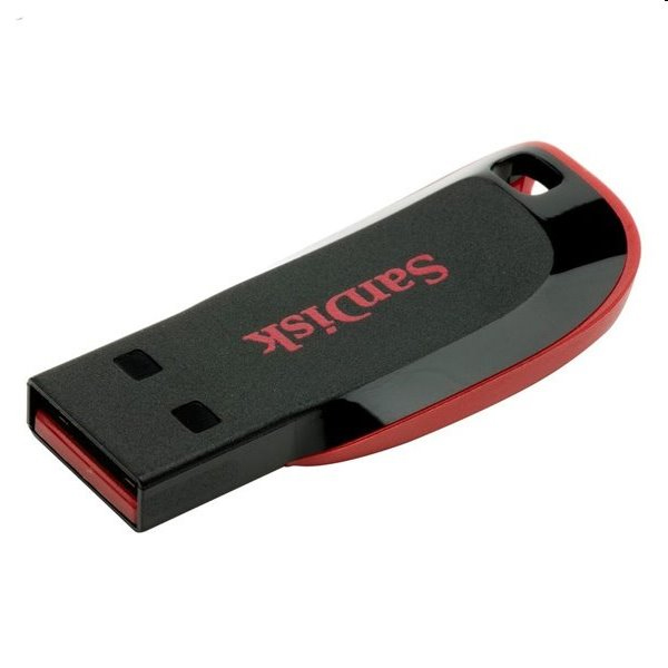 SanDisk Cruzer Blade 128 GB USB, červený SanDisk Cruzer Blade 128 GB USB, červený