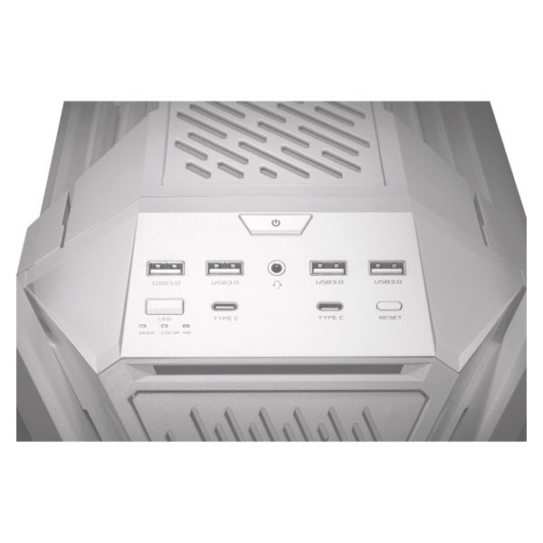 ASUS case ROG HYPERION (GR701) WHITE, Mid Tower, průhledná bočnice, bílá