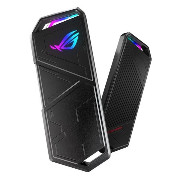 ASUS ROG STRIX ARION LITE SSD NVME AURA obal, USB-C 3.2, M.2 NVMe SSD kovový box, délka 30-80 mm, AURA RGB