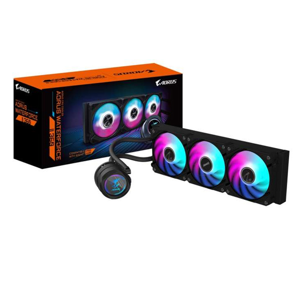 Gigabyte AORUS AIO vodní chladění CPU WATERFORCE II 360 Gigabyte AORUS AIO vodní chladění CPU WATERFORCE II 360