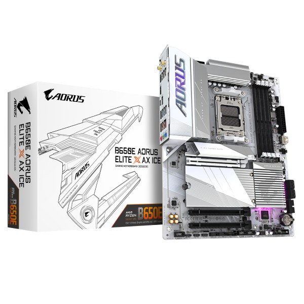 Gigabyte AORUS B650E ELITE X ICE základní deska, AMD B650, AM5, 4xDDR5, ATX